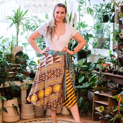 Made With Love: The Original Sari Wrap Skirt - view 43
