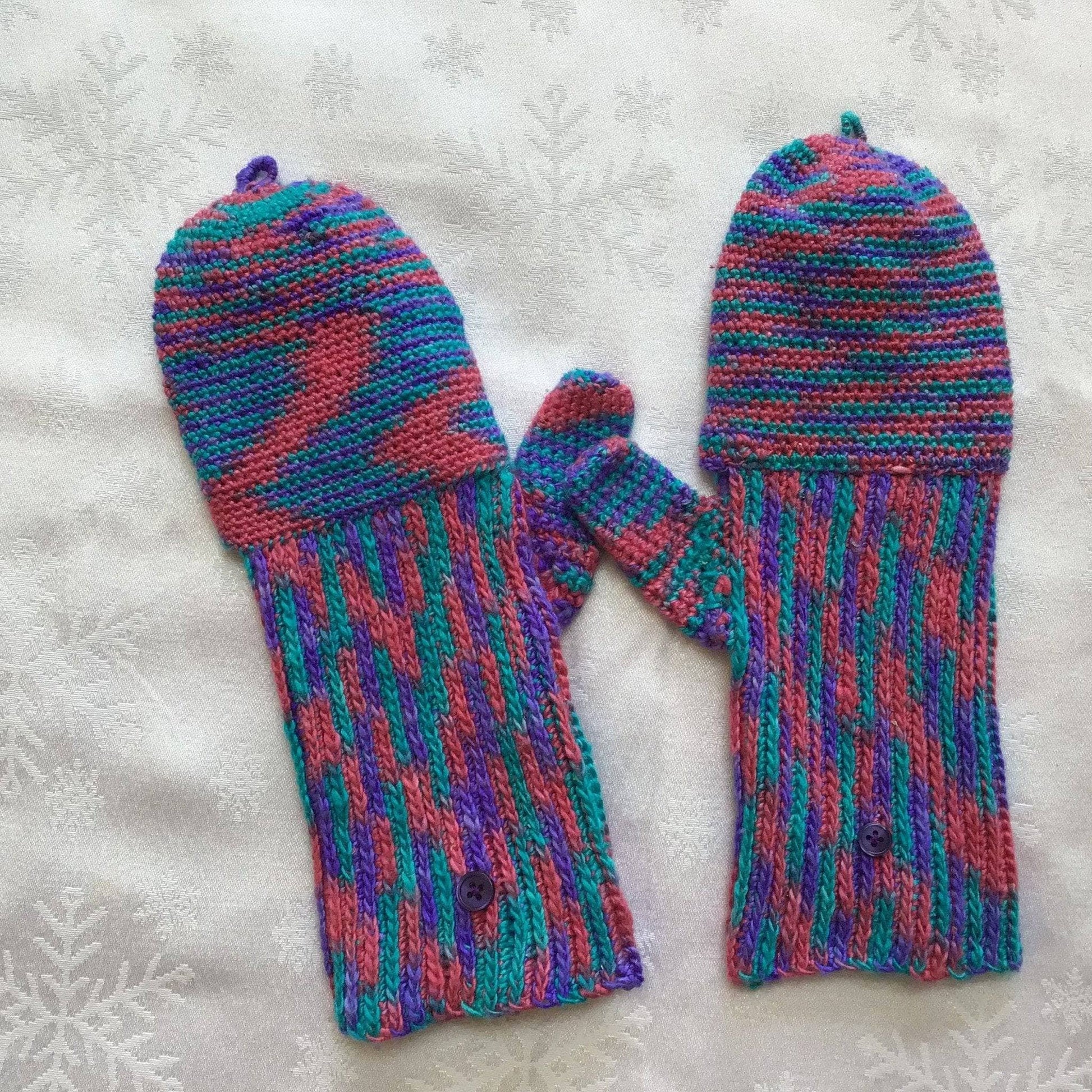 Convertible Mittens Crochet Pattern - view 2