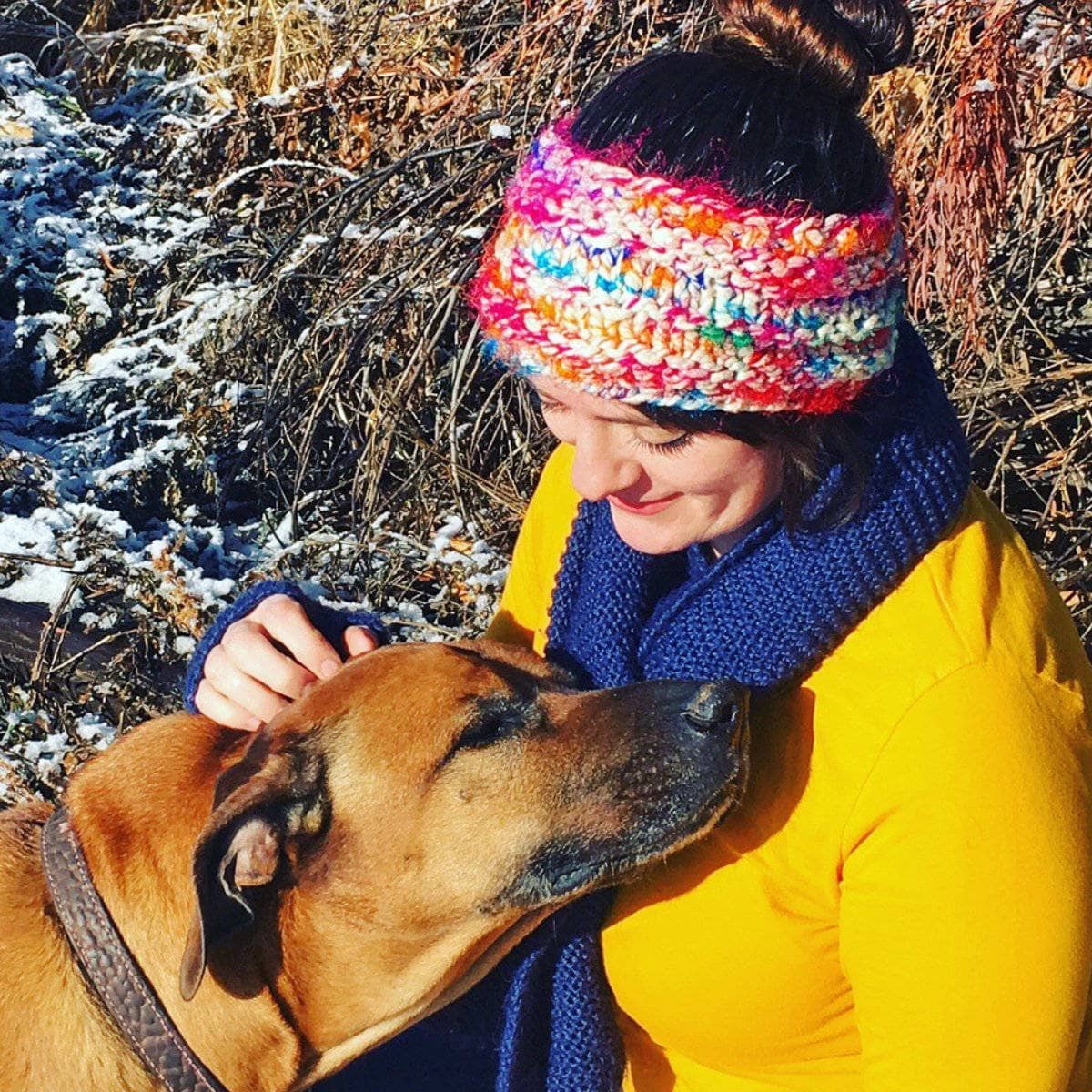 Darn Cute Ear Warmer Knitting Pattern - view 2