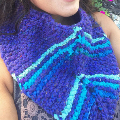 Handkerchief Cowl Knitting Pattern - view 4