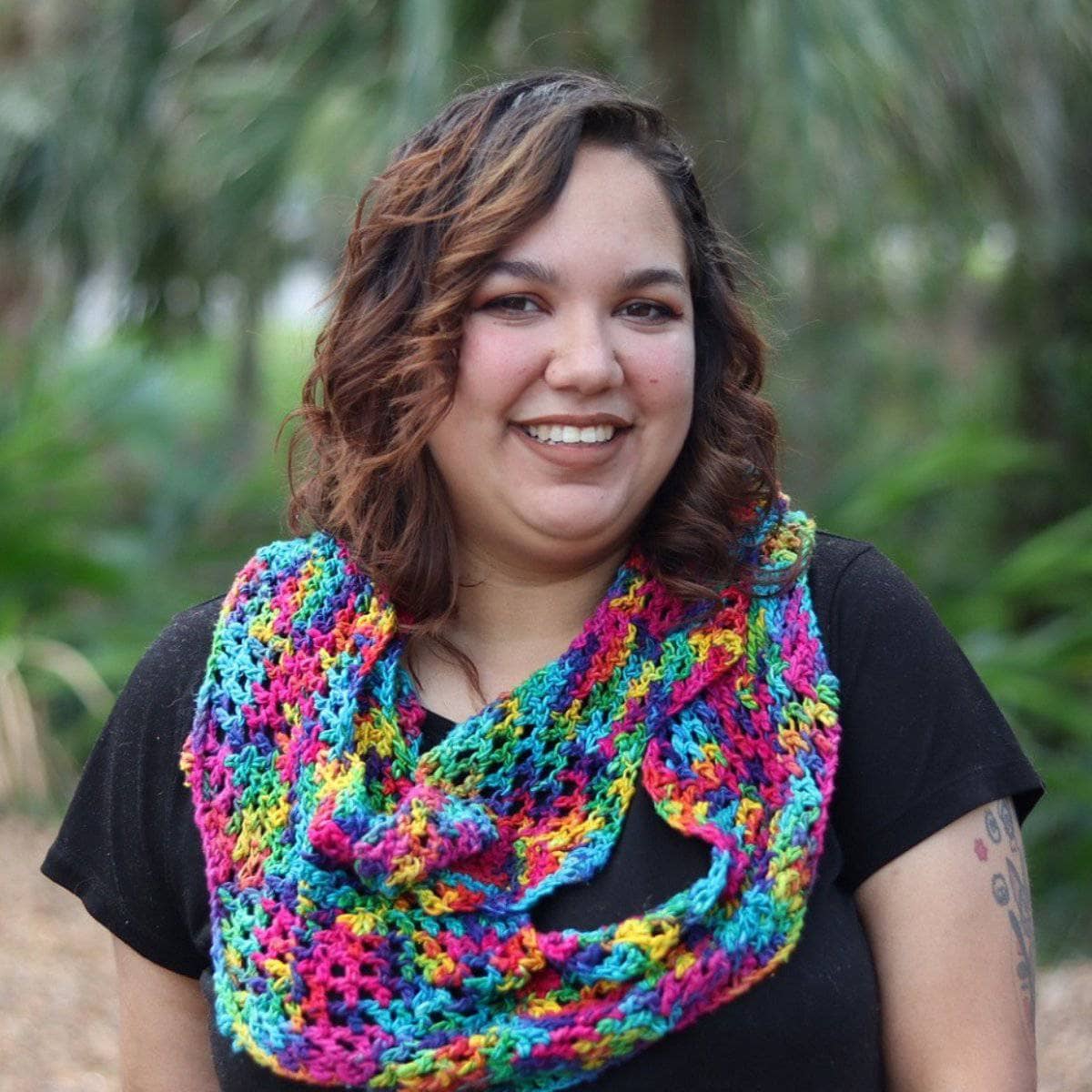 Ripple Infinity Scarf Crochet Pattern - view 2