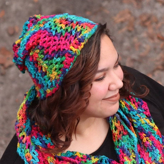 Ripple Slouch Hat Crochet Pattern - view 2