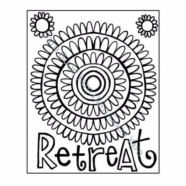 Relaxation Coloring Book (Digital Download)