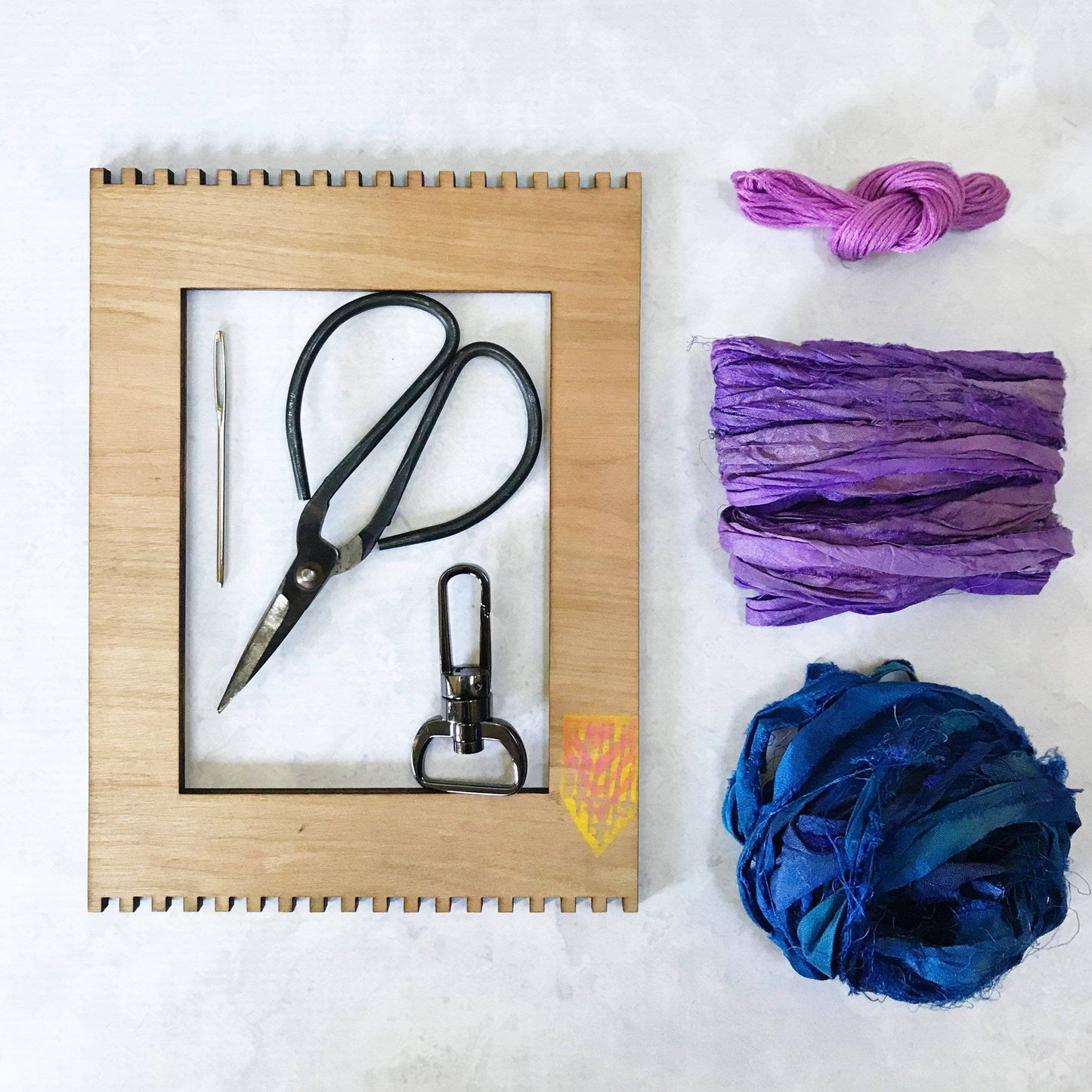 DIY Woven Ribbon Keychain Kit - view 2