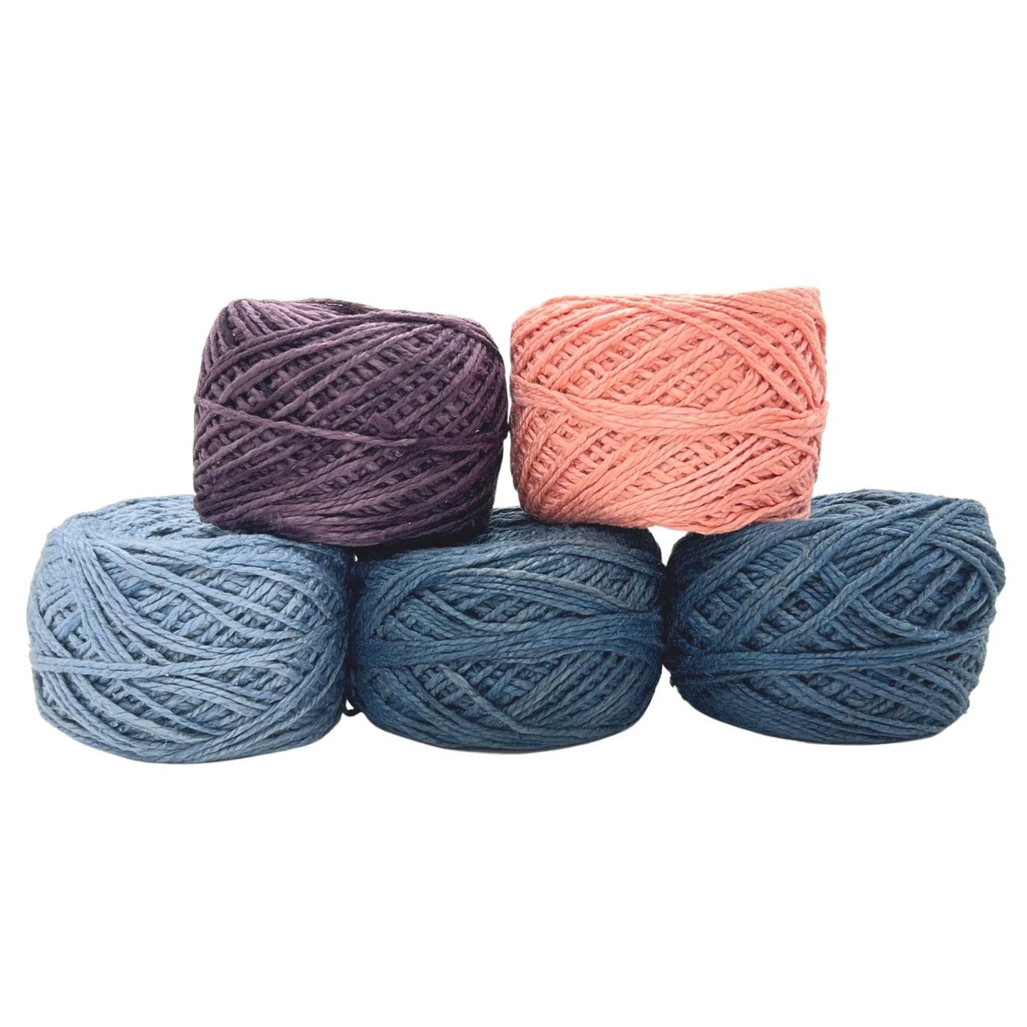 DK Weight Naturally Herbal Dyed Recycled Silk Yarn Packs - view 5