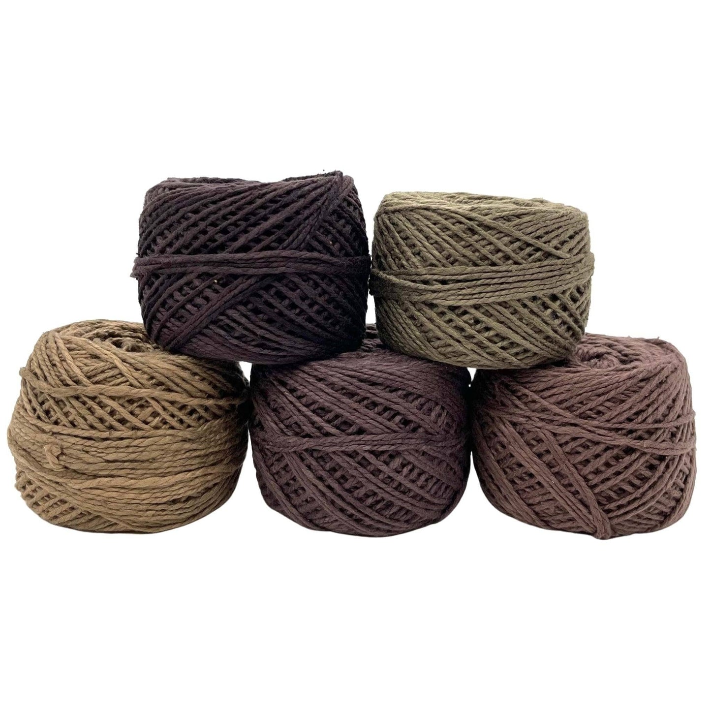 DK Weight Naturally Herbal Dyed Recycled Silk Yarn Packs - view 3