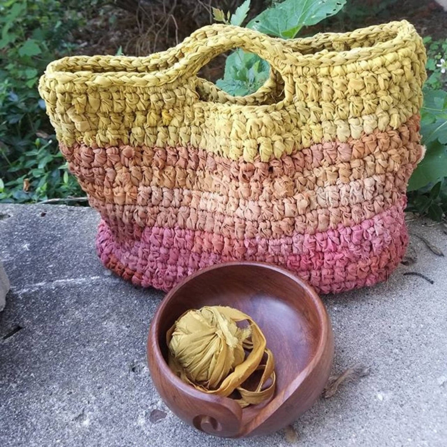 Easy Market Tote Crochet Kit or Knitting Kit - view 8