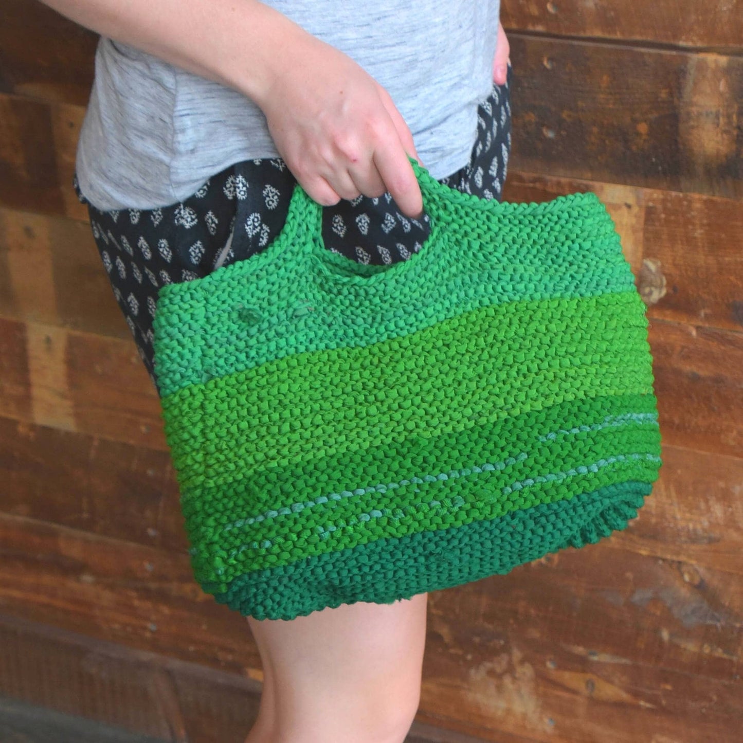 Easy Market Tote Crochet Kit or Knitting Kit - view 10