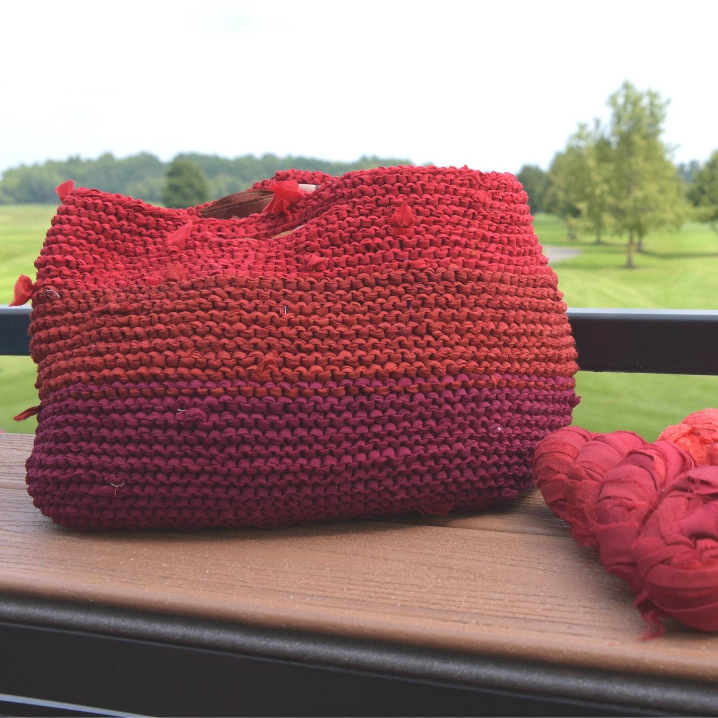 Easy Market Tote Crochet Kit or Knitting Kit - view 4