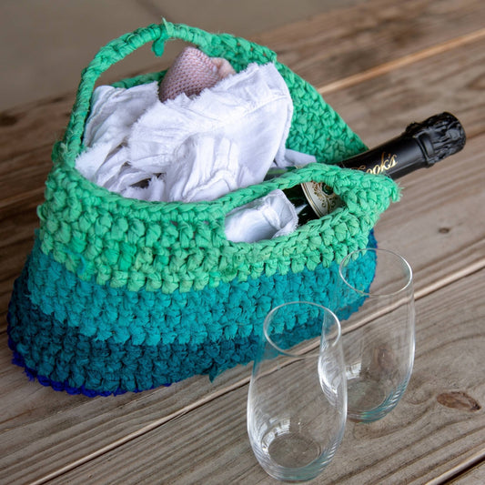 Easy Market Tote Crochet Kit or Knitting Kit - view 2