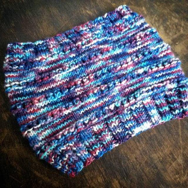 Easy Merino Cowl Knitting Pattern - view 2