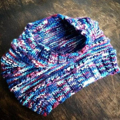 Easy Merino Cowl Knitting Pattern