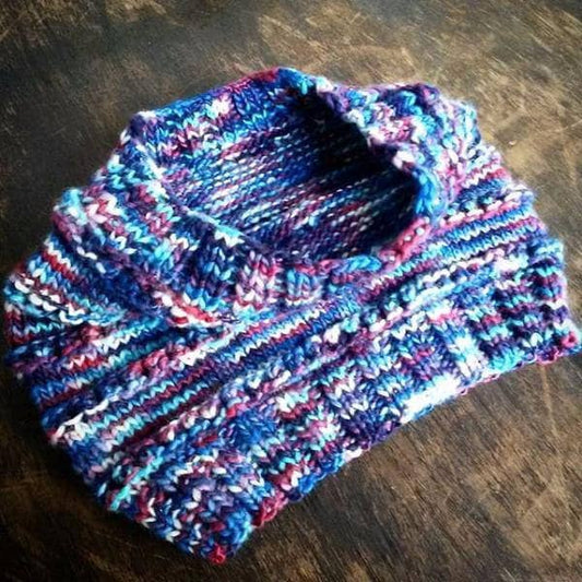 Easy Merino Cowl Knitting Pattern