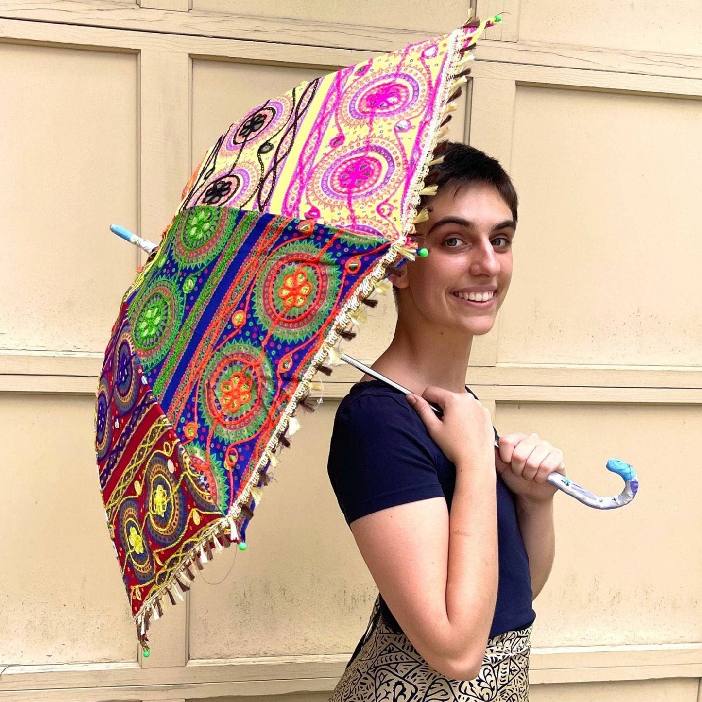 Embellished Parasol Umbrellas - view 3