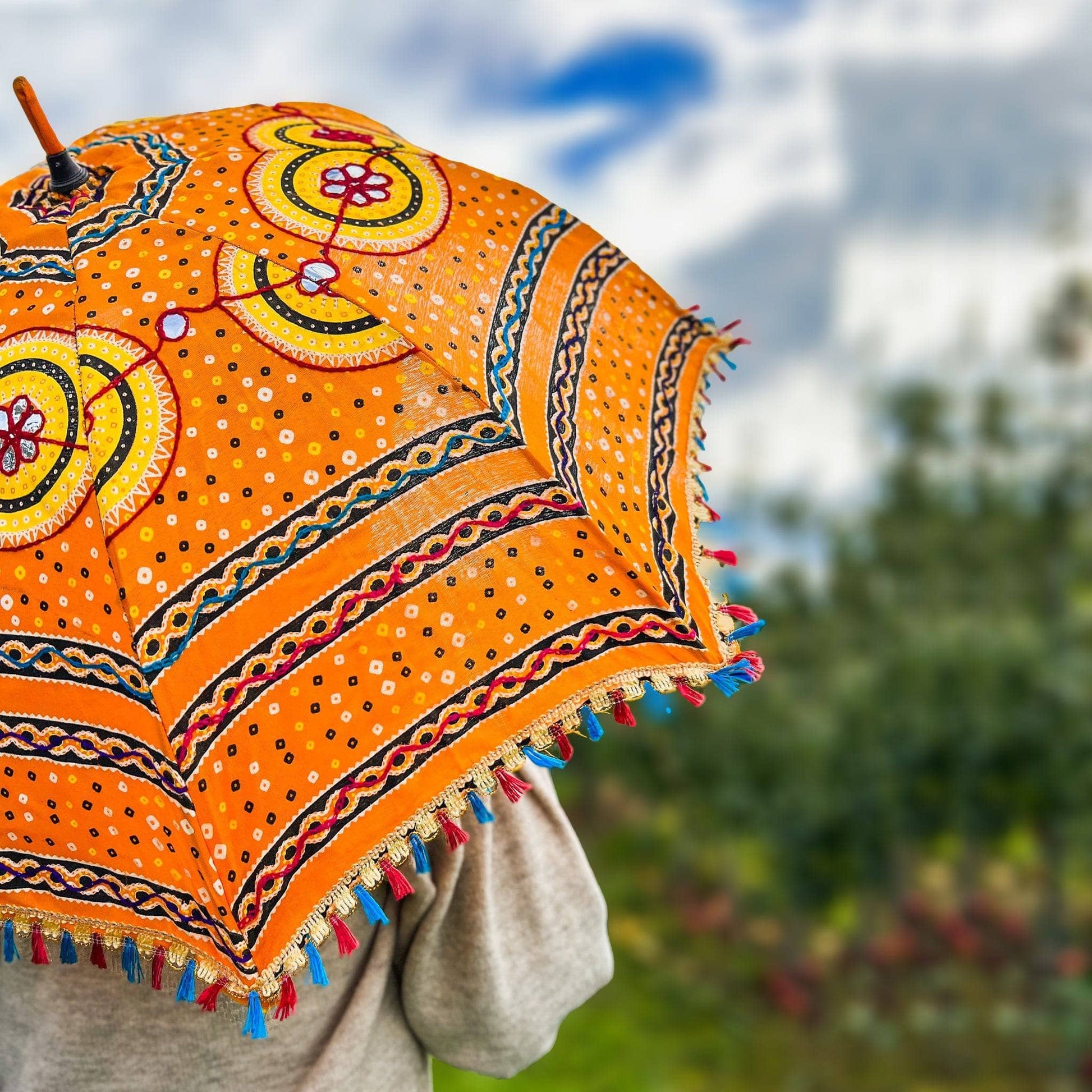 Embellished Parasol Umbrellas - view 7