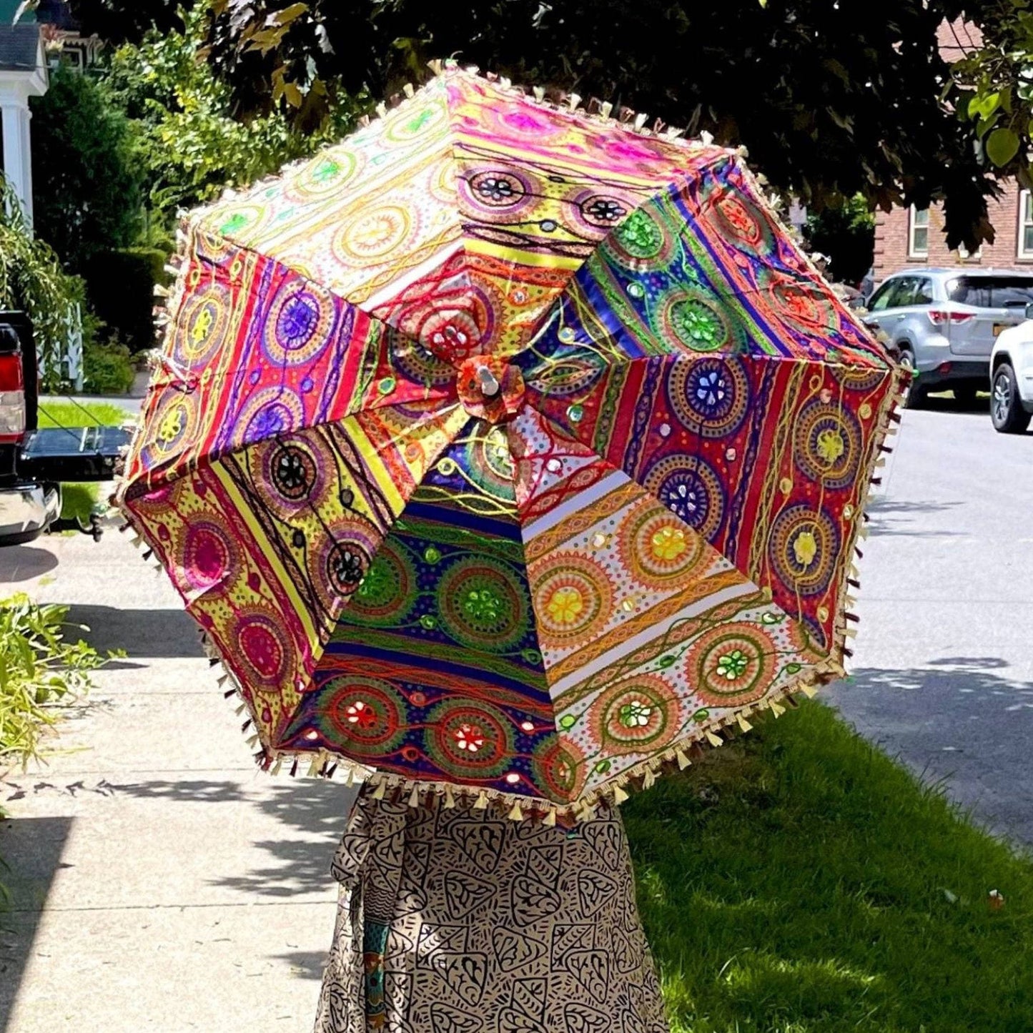 Embellished Parasol Umbrellas - view 5