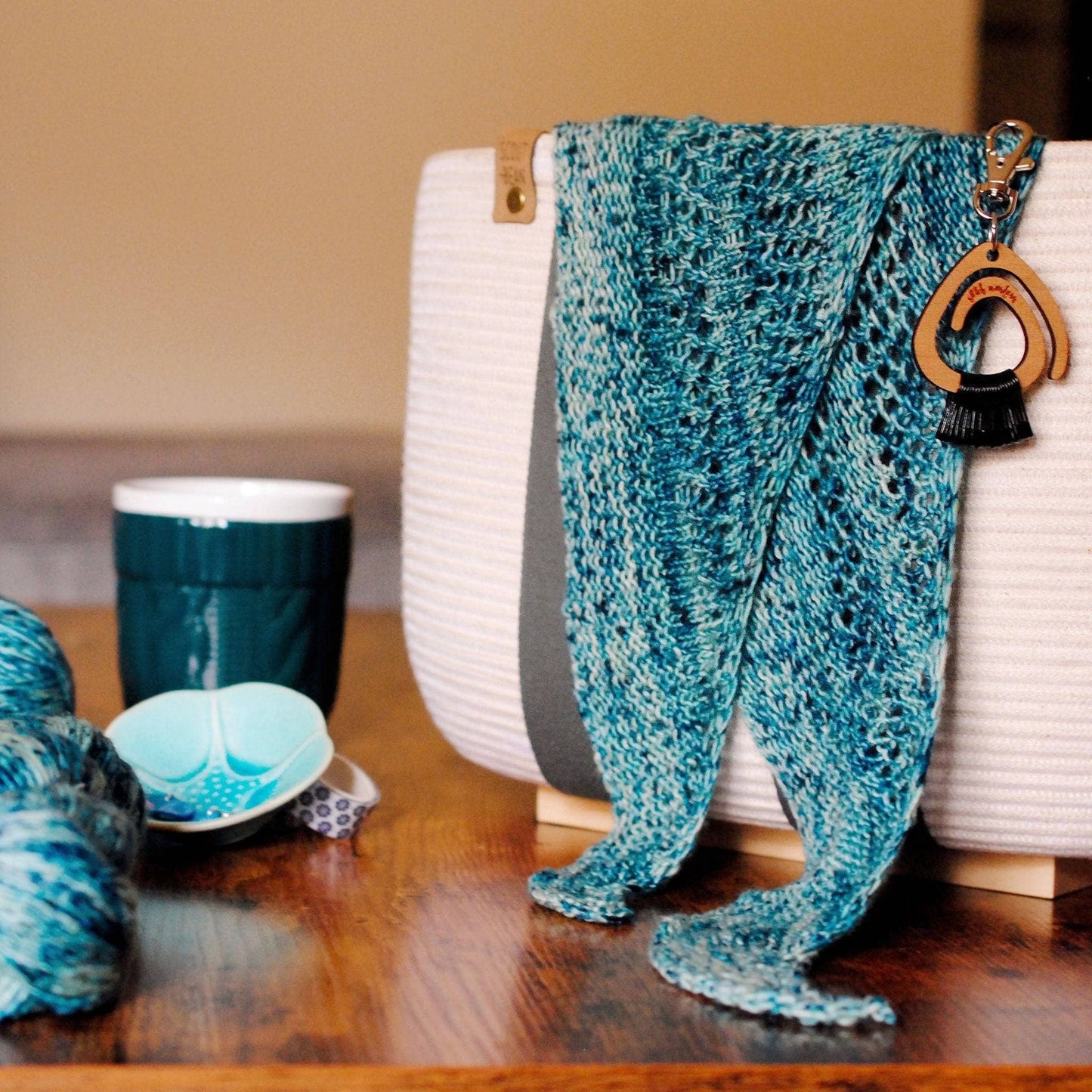 Emerald Bay Shawl Knit Pattern - view 4