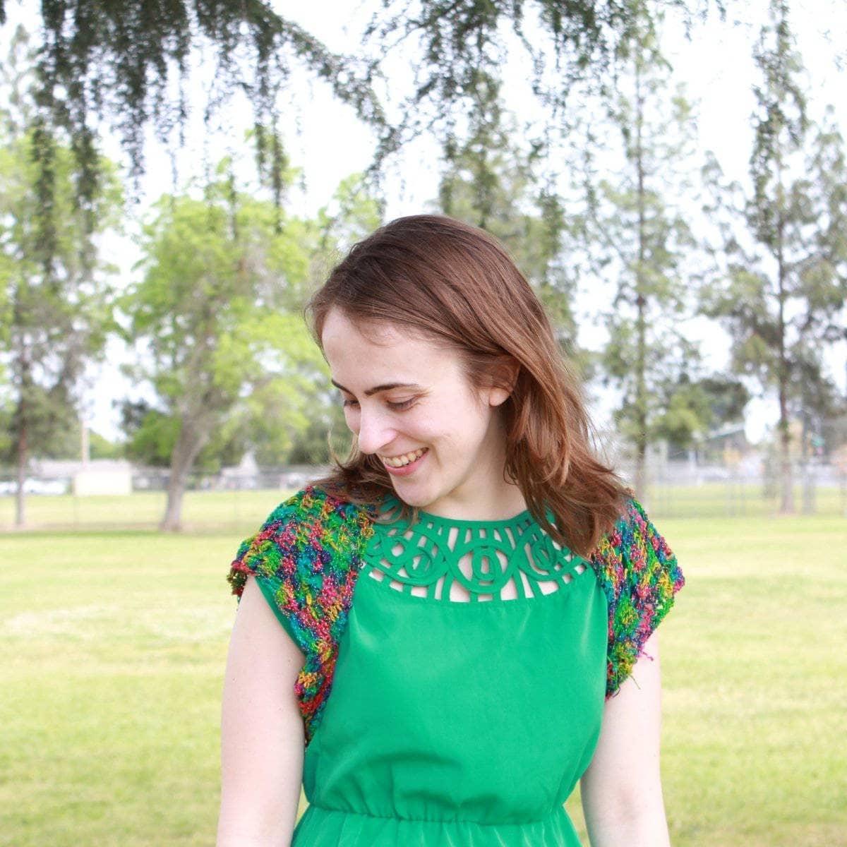 Emerald Pools Bolero Jacket Crochet Pattern - view 4