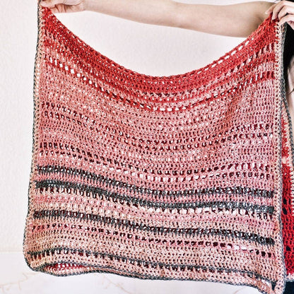 En Rose Lap Blanket Crochet Kit