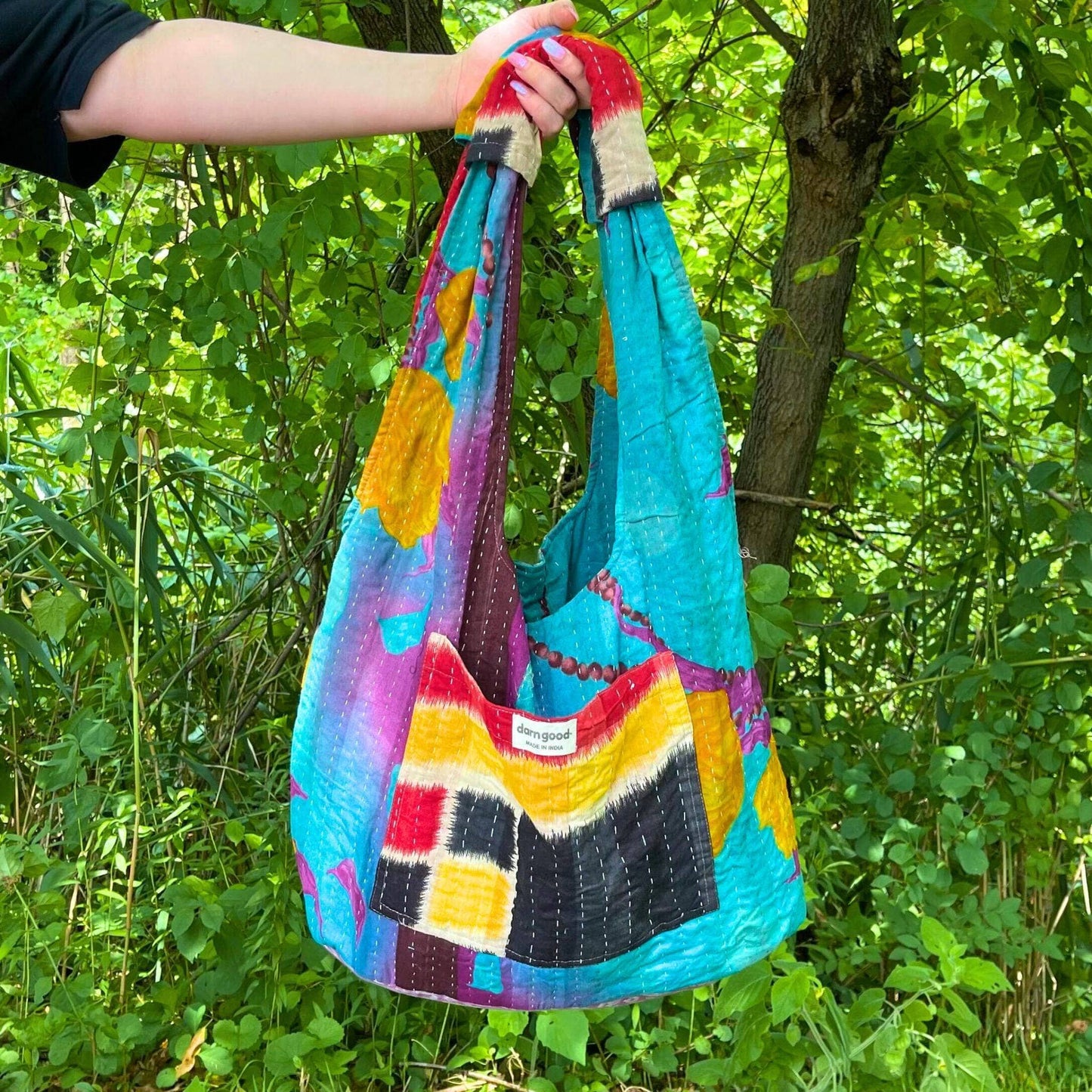 Exotic Voyage Oversized Kantha Bag - view 6