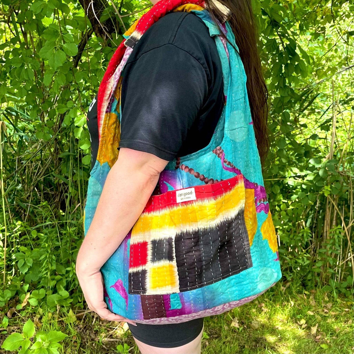 Exotic Voyage Oversized Kantha Bag - view 3