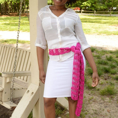 Fashion Skinny Scarf Crochet Kit - view 3