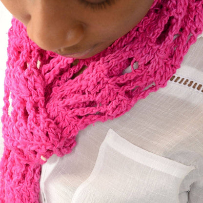 Fashion Skinny Scarf Crochet Kit - view 2