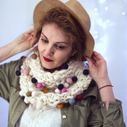 Felt Ball Cowl Kit - view 3