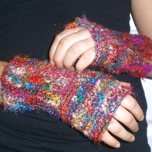 Fingerless Mittens Crochet Pattern