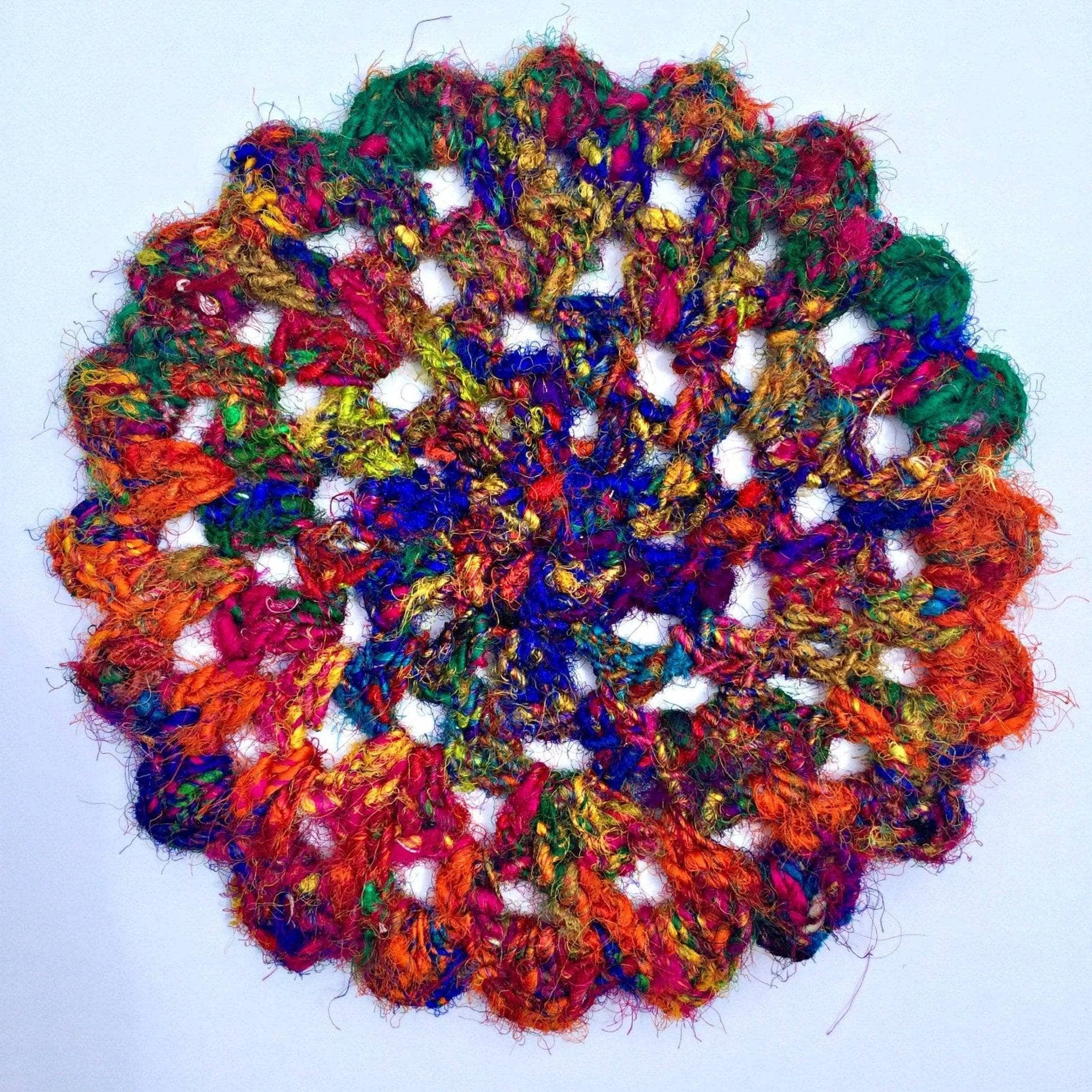 Fingerpaints Doily Beginner Crochet Pattern - view 2