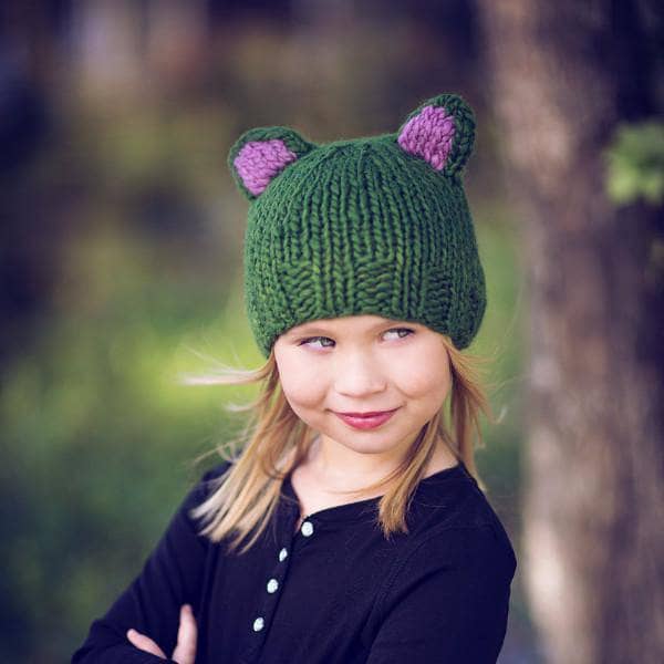 Forest Friends Wool Hat Pattern - view 4