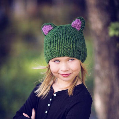 Forest Friends Wool Hat Pattern - view 4