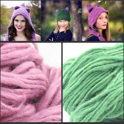 Forest Friends Wool Hat Pattern - view 3