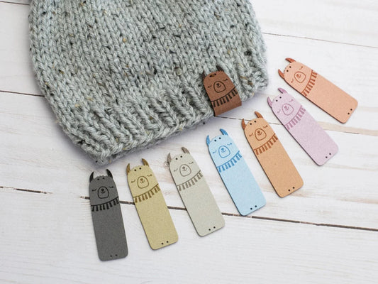 Llama Fold Over Tags – Pack of 4