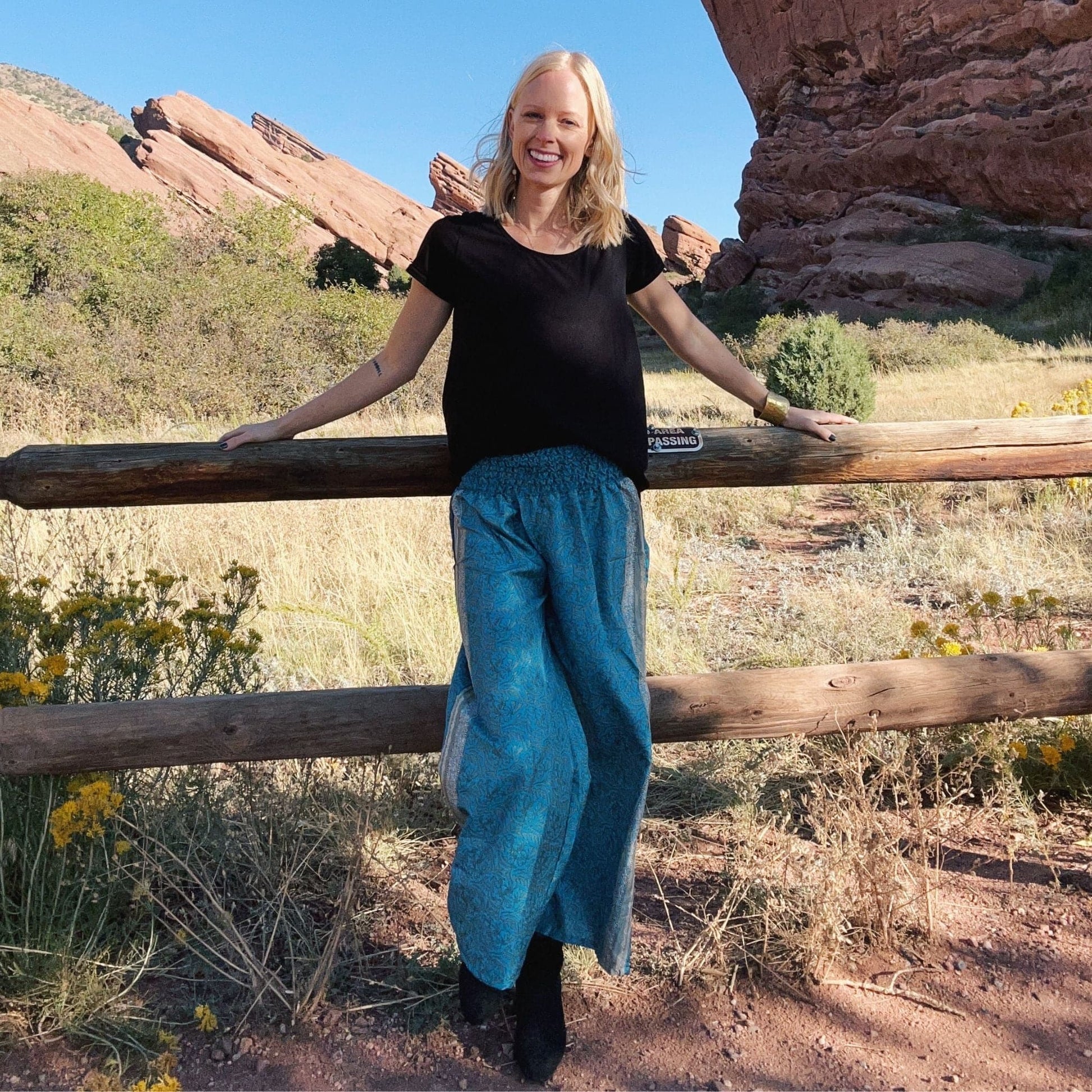 Free Spirit Wide-Leg Palazzo Pants - view 10