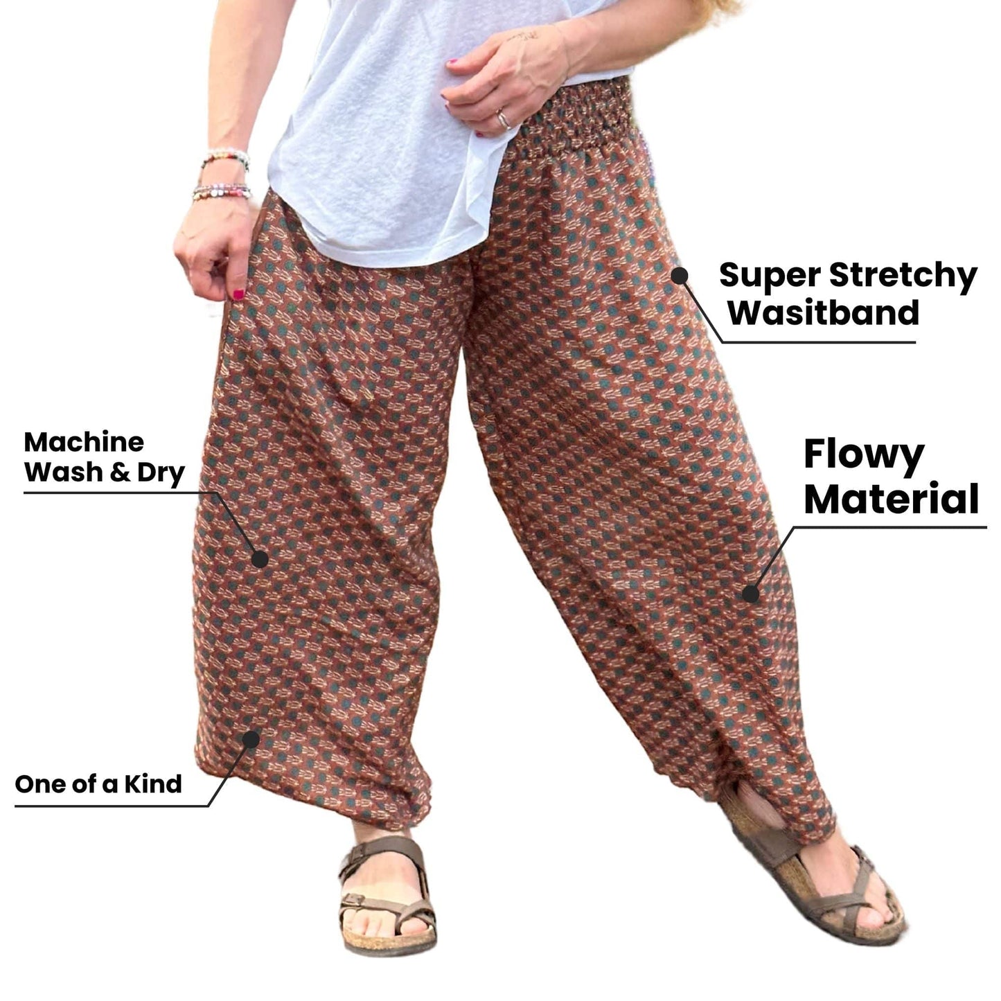 Free Spirit Wide-Leg Palazzo Pants - view 4