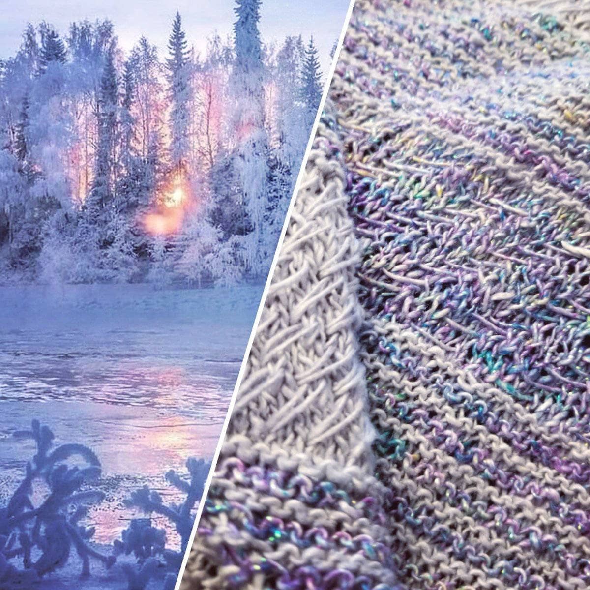Frosted Forest Wrap Knitting Kit - view 5