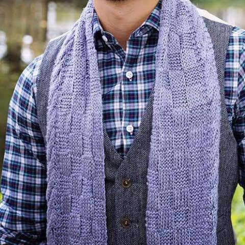 Fun and Games Scarf Knit Pattern - view 2