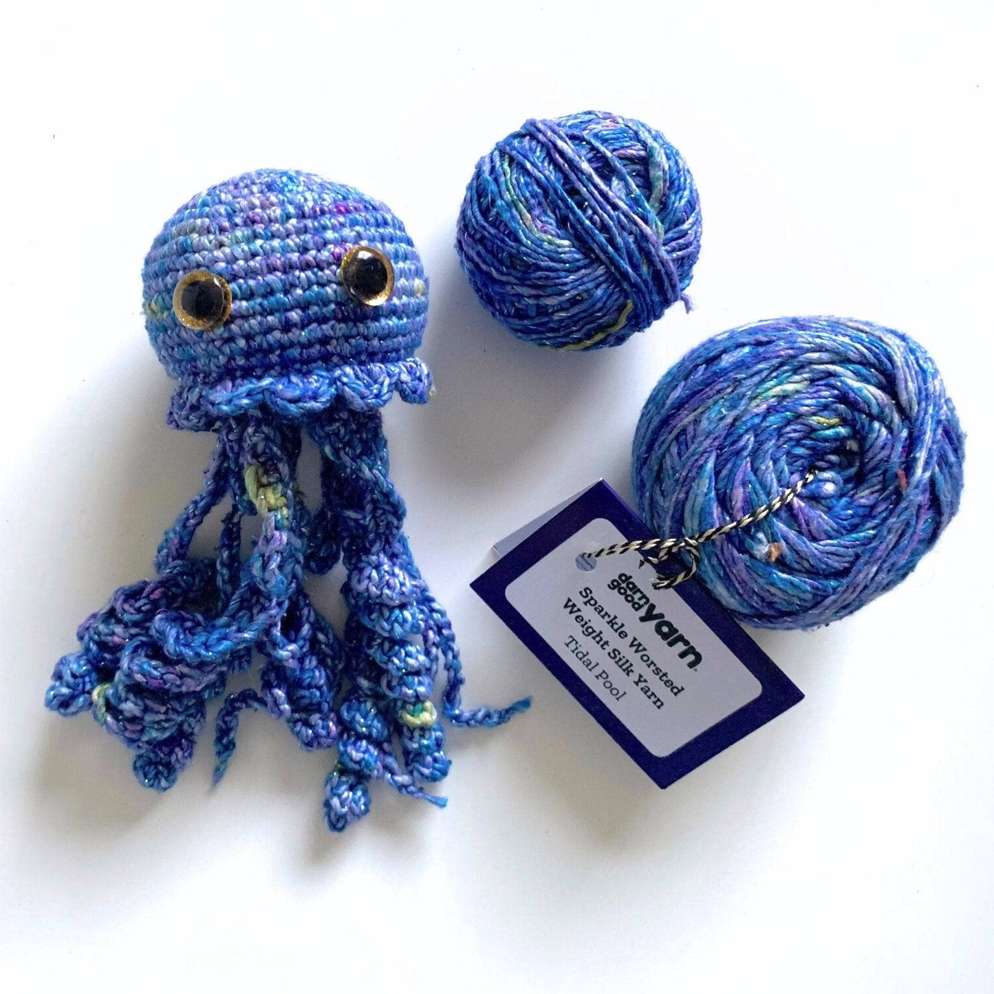 Galaxy Jellyfish Amigurumi Crochet Pattern - view 2