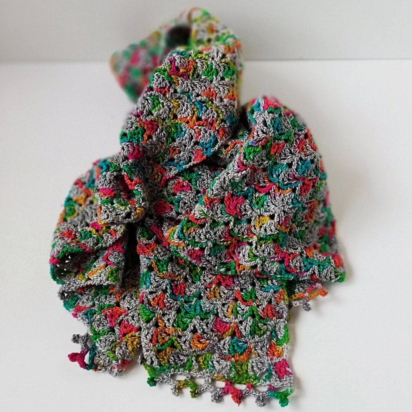 Gleeful Hummingbirds Wrap Crochet Pattern - view 3
