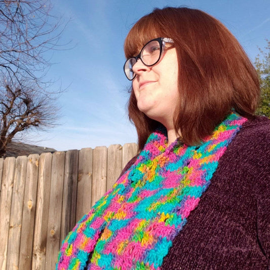Graduating Diamonds Crochet Scarf Kit - view 2