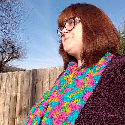 Gleeful Hummingbirds Wrap Crochet Pattern - view 2
