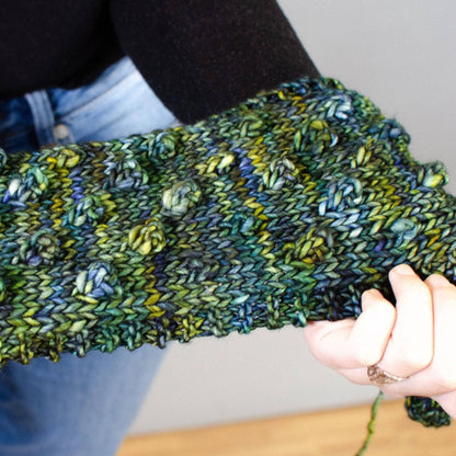 Green Goddess Infinity Scarf Knit Kit - view 3