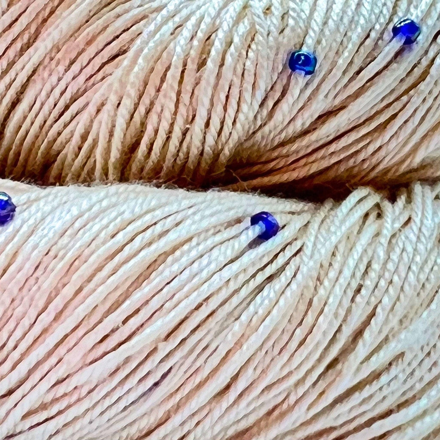 Hand Beaded Silk Yarn - view 7