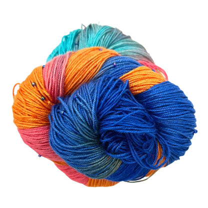 Hand Beaded Silk Yarn - view 9
