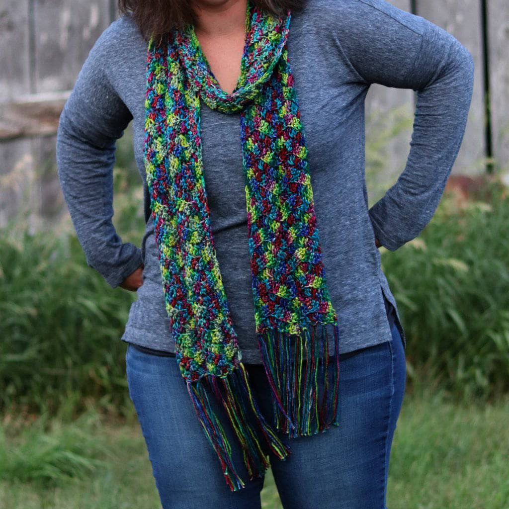 Headlands Crochet Scarf Pattern - view 2