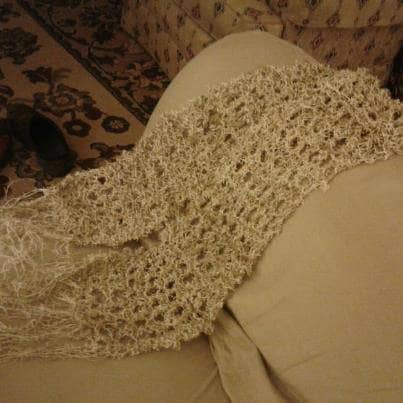 Hemp Fabulous Scarf Knit Pattern