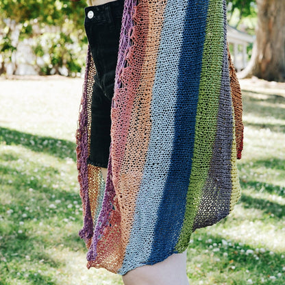 Herbal Dyed Rainbow Shawl — Knit & Crochet Kit - view 3