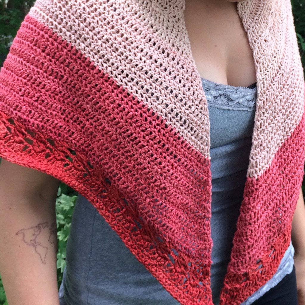 Herbal Sunrise Shawl Crochet Pattern - view 3