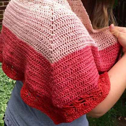 Herbal Sunrise Shawl Crochet Pattern - view 4